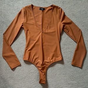 Lulus deep cut bodysuit